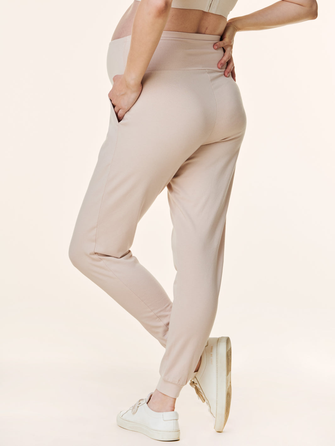 Cotton High Waist Footed Pants – mamadoulacanada