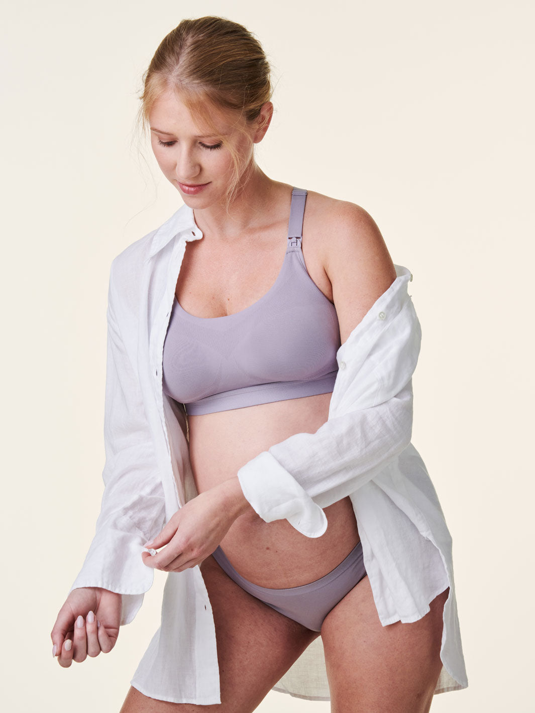 EHQJNJ Nursing Bras for Breastfeeding Sports Bra No Wire Comfort