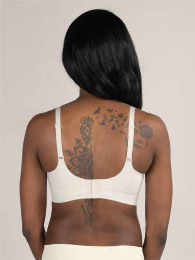 EasyComforts Posture Bra White at  Women's Clothing store: Bras